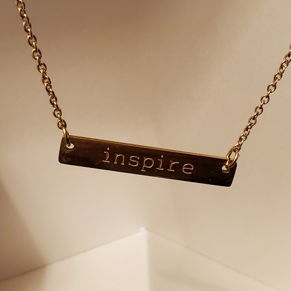 Jook And Nona Inspire 18 k Gold Plated Necklace - Picture 6 of 9